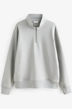 Next Jersey Cotton Rich Quarter Zip Sweatshirt5XL