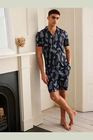 Chelsea Peers Midnight Leopard Short Pyjamas Setsmall