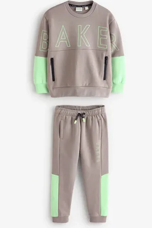 Ted Baker Grey Colourblock Sweatshirt and Joggers Set2 - 3 år (92 - 98cm)