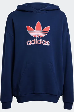 adidas Oversized Big Logo 100% Cotton Hoodie12 - 13 år (152 - 158cm)