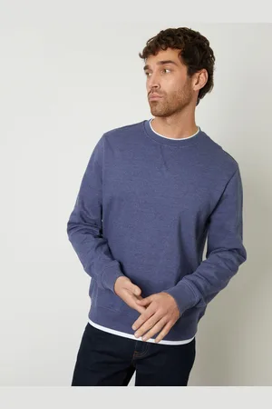 Threadbare Mock T-Shirt Crew Neck Sweatshirtlarge