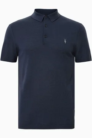 AllSaints AllSaints Mode Merino Shortsleeve Polo ShirtXL