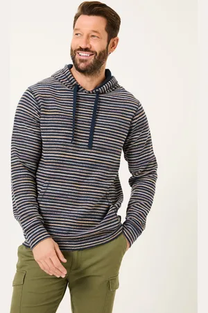 Fat Face FATFACE 100% Bomuld Trescowe Breton Over Head Hættetrøje3XL Reg