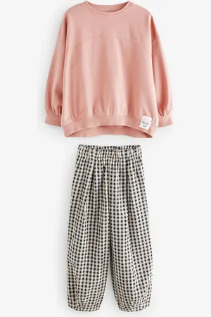 Next Sweatshirt and Barrel Leg Trousers Set (3-16yrs)15 år (170cm)
