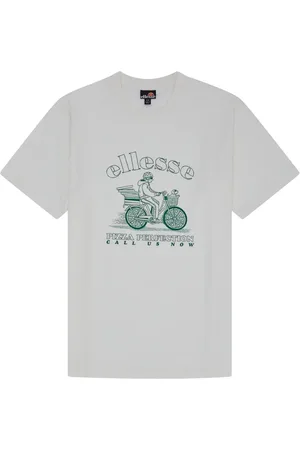 Ellesse Mens Mellino 100% Cotton White T-ShirtMiddel