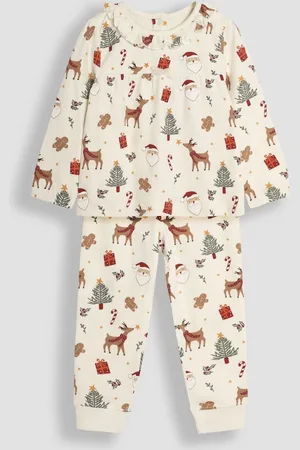 JoJo Maman Bébé Pretty Christmas Pyjamas12 - 18 måneder (80 - 86cm)