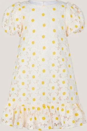Monsoon Zaria Daisy Lace Swing Dress140146cm