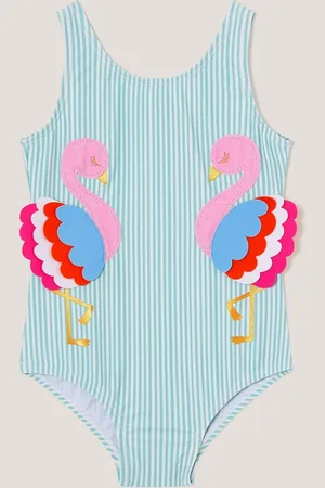 Monsoon Baby Flamingo Stripe Swimsuit8086cm
