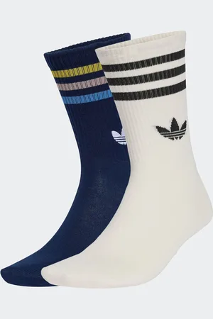 adidas White/Blye Liberty London Crew Socks 2 Pack12.5-1