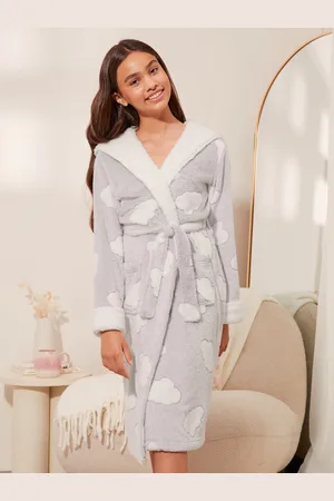 Lipsy London Soft Touch Fleece Dressing Gown (3-16yrs)5 - 6 år (110 - 116cm)