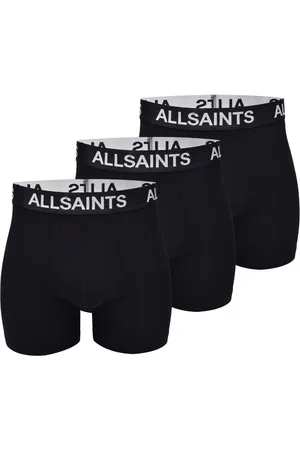 AllSaints AllSaints Cotton Boxers (Contour Pouch) 3 PackL
