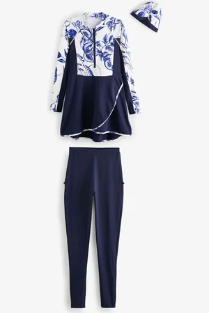 Next Long Sleeve Modesty Burkini Shaping Swimsuit42