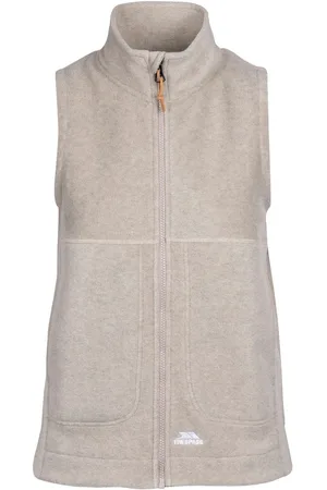 Trespass Female Cream Talkative Fleece Gilet AT200S