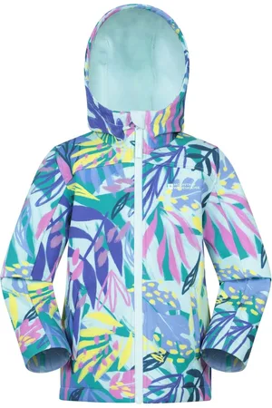 Mountain Warehouse Exodus Kids Printed Water-Resistant Softshell Jacket122128cm