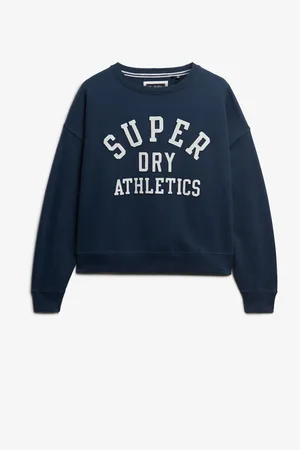 Superdry Ath Ess Relaxed Appliqué Crew 100% bomuldstrøje