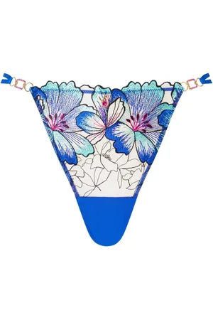 Ann Summers Fluorescence Floral Embroidery String Knickers