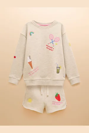 Joules Summerdays Embroidered Jersey Co-ord104110cm