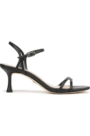 Sam Edelman Regular Fit Presley Strappy Heeled Black Sandals