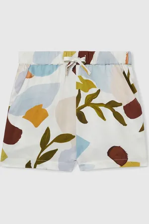 Reiss Tommi Printed Drawstring-Waist Shorts122128cm