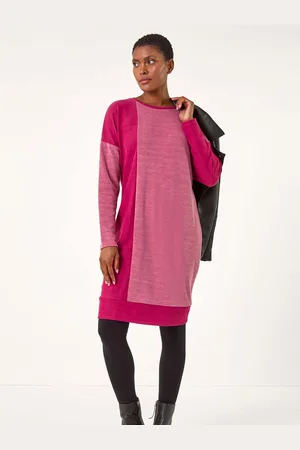 Roman Colour Block Stretch Jumper Dress40