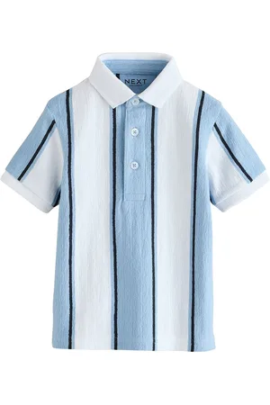 Next Kortærmet tekstureret 100% bomuld Polo-skjorter (3mdr.-7år)8086cm