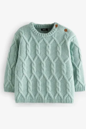 Next Cable Knit Crew Neck Jumper (3mths-7yrs)9 - 12 måneder (74 - 80cm)