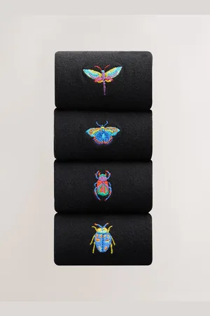 Next Signature Embroidered Socks 4 Pack611