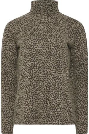 Long Tall Sally Dyreprint Rullekrave Soft Touch Top36 Høj