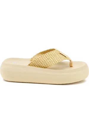 Rocket Dog Natural Sandy Atill Raffia Band Flip Flopseu37