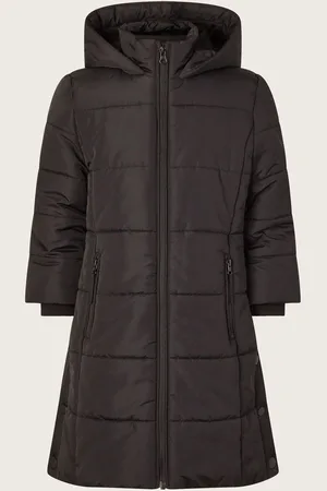 Monsoon Longline Puffer Coat med hætte11 - 12 år (146 - 152cm)