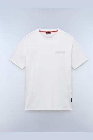 Napapijri Vanni Short Sleeves 100% Cotton White T-ShirtSmall