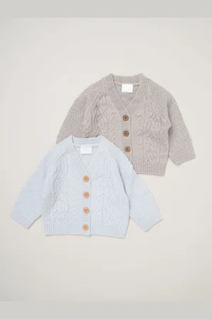 Rock-a-bye Baby Boutique Pink Knitted Cardigans 2 Pack6 - 12 måneder (68 - 80cm)