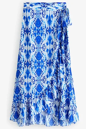 ASPIGA Blue April Wrap SkirtXS