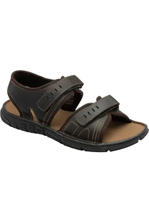Dunlop Mens Leather Twin Strap Sandalsuk9eu43