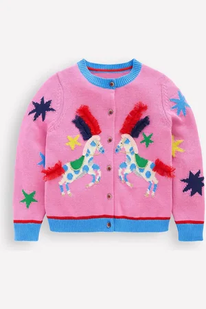 Boden Fun Frill Logo Cardigan98104cm