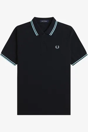 Fred Perry Poloskjorte med dobbelt stribe på krave40