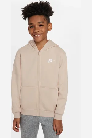 Nike Medium Club Fleece Zip-Up Hættetrøje128134cm