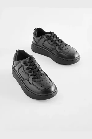 Next Standard Fit (F) School Leather Lace Up Shoes