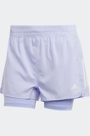 adidas Own The Run 3 Stripe Shorts12-14