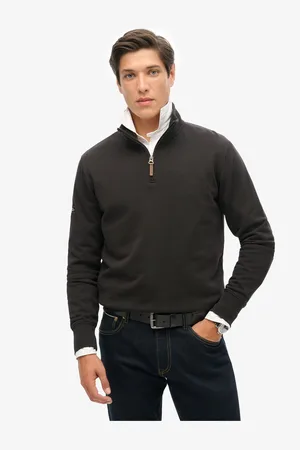 Superdry Core Logo Henley 100% Cotton SweatshirtS