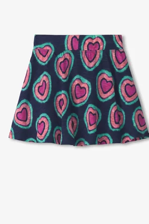 Hatley Blue Glowing Hearts Floaty Skort104110cm