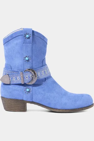 Joe Browns Embroidered Strap Western Ankle Bootseu355