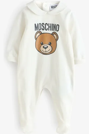 Moschino Baby Logo Sleepsuit With Giftbox6874cm