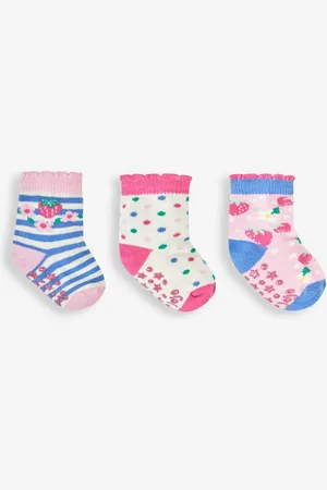 JoJo Maman Bébé 3-Pack Fruit SocksOp til 6 måneder (50 - 68cm)