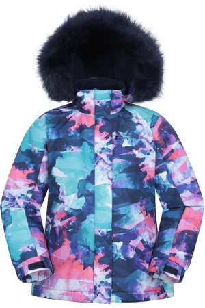 Mountain Warehouse Glacial Printed Kids Vandtæt Snow Jakke5 - 6 år (110 - 116cm)