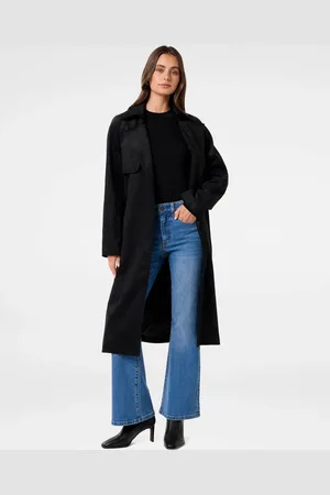 Forever New Cass Vegan Suede Trench Coat38