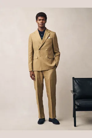 Next Linen Double Breasted Suit Jacket46 R