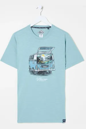 Fat Face VW Camper Scene T ShirtL Reg