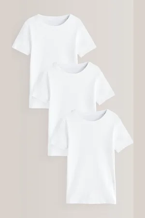 Next 100% Bomuld Kortærmet Veste 3 Pakke (1.5-16år)3 - 4 år (98 - 104cm)