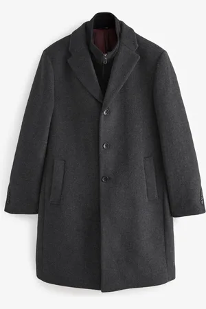 Next Signature Soft Touch Wool Funnel Neck Coat4XL